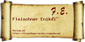 Fleischner Enikő névjegykártya